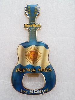 Hard Rock Cafe Buenos Aires Ouvre-bouteille Aimant Tres Rare