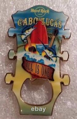 Hard Rock Cafe Cabo San Lucas Ouvre Bouteille Magnet Guitar Head