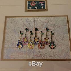 Hard Rock Cafe California 1999 Interstate 5 Encadré 7 Guitare Pins Coa # 3103/5000