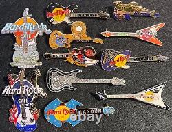 Hard Rock Cafe Cancun 1990 Début Des Années 2000 11 Hrc Guitar Collection Groupe Pin Lot