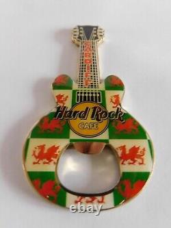 Hard Rock Cafe Cardiff Pays De Galles Dragon Gibson Guitar Aimant Ouvrir Bouteille