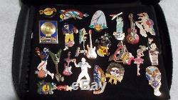 Hard Rock Cafe, Chicago, Pin Bag, Contient 55 Broches Hrc
