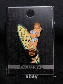 Hard Rock Cafe Collectible Pin. Guanacaste (costa Rica). Surfer Fille