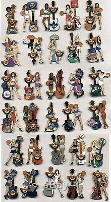 Hard Rock Cafe Complet Nba Cheer Fille Série 2011 30 Pins