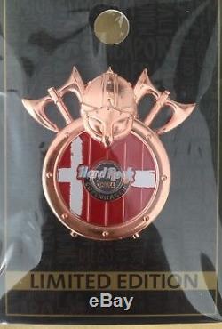 Hard Rock Cafe Copenhagen Shield Viking Axe Série Pin