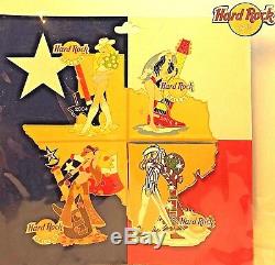 Hard Rock Cafe Dallas Four Seasons Puzzle Jeu Complet De Quatre 2004 Pins Nouveau Le
