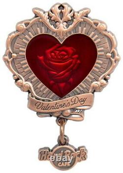 Hard Rock Cafe En Ligne 2021 Valentine’s Day Heart Prototype Proto Rare Pin Le 10