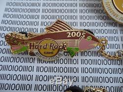 Hard Rock Cafe Ensemble De Chaînes De Poissons De Minneapolis 2005 Avec Logo Pin