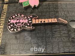 Hard Rock Cafe Ensemble de badges Sakura 2023 Roppongi Yokohama Osaka à édition limitée