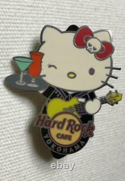 Hard Rock Cafe & Hello Kitty Collaboration Yokohama Guitar Kitty Pin Biens D'insignes