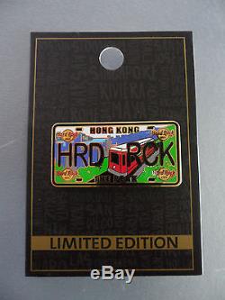 Hard Rock Cafe Hong Kong La Peak Licence Plate Serie Pin Edition Limitée 100