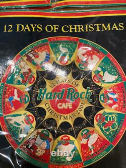 Hard Rock Cafe Hrc 2001 12 Jours De Noël 13 Pc Ensemble Complet Le 500