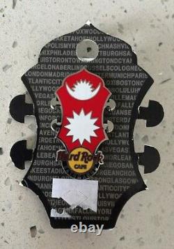 Hard Rock Cafe Katmandou Headstock Flag Series Pin Le Nouveau Avec Carte Népal 2021