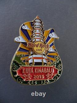 Hard Rock Cafe Kota Kinabalu Icône de la ville Série originale de broches V15 sur carte LE100
