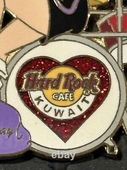 Hard Rock Cafe Koweït Pin's Fille Aux Cheveux Rouges Du Rock De La Saint-Valentin #27487 Ltd 200