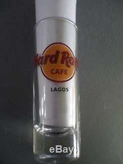 Hard Rock Cafe Lagos Nigéria Lettre Noire Hrc Logo Shot Glass / Glassware