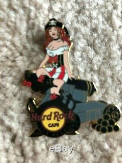 Hard Rock Cafe Las Vegas Pinsanity 2007 Les Broches Pirate Girl & Chip Withearly Pin Oiseaux