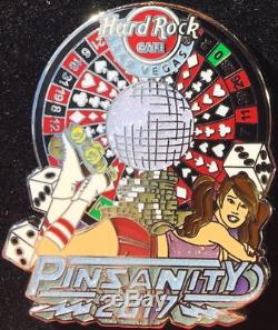 Hard Rock Café Las Vegas Strip 2017 Pinsanity # 13 Sexy Disco Filles 4 Pin Set Nouveau