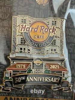 Hard Rock Cafe London 2021 50 Ans Facade Pin 50ème Anniversaire Pin! L 300