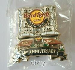 Hard Rock Cafe London L'original 50e Anniversaire Du Personnel Facade Pin 2021 Le100