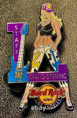 Hard Rock Café Los Angeles Staff Grand Ouverture Rare Pin