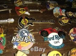 Hard Rock Cafe Lot Lot Collection De 45 Pins Du Monde Entier