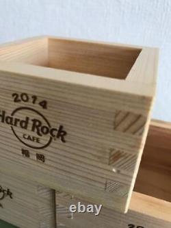 Hard Rock Café Masu Sake Cup Set De 5 Taille 8,5cm Limited Japon Tokyo Osaka Etc