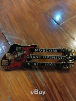 Hard Rock Cafe Moscow Grand Personnel D'ouverture Rare Et Très Limitée