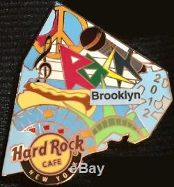 Hard Rock Cafe New York 2012 Rock Map Jeu De Nip Pour 5 Boroughs # ​​64886