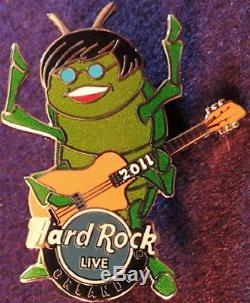 Hard Rock Cafe Orlando 2011 Les Beetles 4 Pins John Paul George Et Ringo Beatles