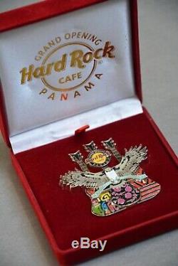Hard Rock Cafe Panama City Grand Pin Ouverture Édition Limitée Dans La Boîte