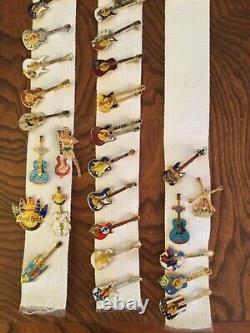 Hard Rock Cafe Pin Lot 107 Guitare Et Plus USA & International Emplacements 80s 90s