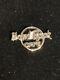 Hard Rock Cafe Pin Mini Logo En Argent Sterling Extrêmement Rare