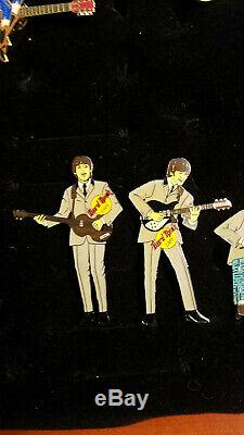 Hard Rock Cafe Pin The Beatles Ensemble De 4 Épingles Fantasy John Paul Ringo George