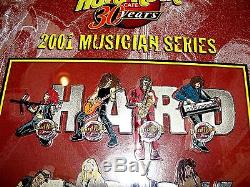 Hard Rock Cafe Pins Ft. Laud 30e Anniversaire Musician Series Set Of 12 Framed