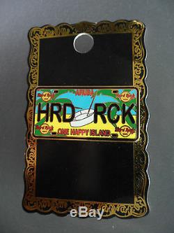 Hard Rock Cafe Plaque D'immatriculation Aruba, Série Happy Island Hrc, Broche Sur Carte