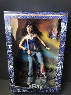 Hard Rock Cafe Poupée Barbie 2005 Denim Jeans Pin J0963 Collector Brunette Mattel