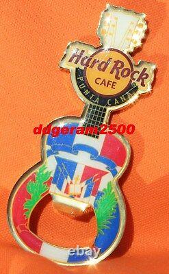 Hard Rock Cafe Punta Cana Guitar City T-shirt Magnet Bouteille Opener Vendu
