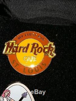 Hard Rock Café Saint-louis Pin Sac Collector Nouveau Avec Tag Avec 3 Pins Inclus