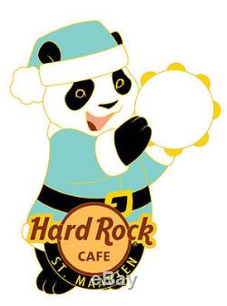 Hard Rock Cafe St Maarten Broche Xmas Panda Rare