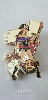 Hard Rock Cafe St Maarten Grande Ouverture 3 Pirate Girl Pin Set Le200