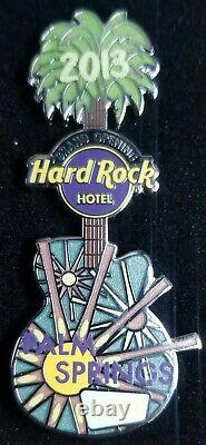 Hard Rock Café Staff Pin Set Boîte D'origine Palm Springs Grande Ouverture 2013 Rare