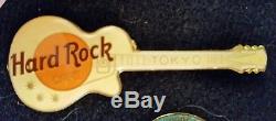 Hard Rock Café Tokyo Blanc Fc Parry Grande Impression Les Paul Guitare Pin Rare Vintage