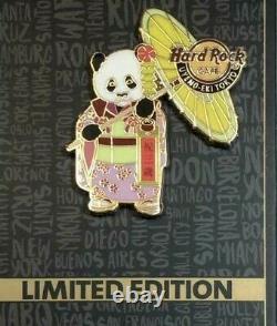Hard Rock Cafe Ueno Japan Panda Kimono Pin Xiang Xiang Limitée 3ème Anniversaire