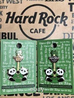 Hard Rock Cafe Ueno Limited Pin Badge Panda Pin Livre D'idol À Deux Facettes De Jp