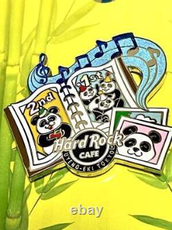 Hard Rock Café Ueno Panda Pin Badge Shan Shan 2ème Anniversaire Limited Japon