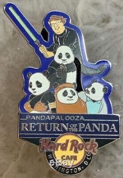 Hard Rock Cafe Washington DC 2015 Pandapalooza Retour Du Panda Pin # 84036