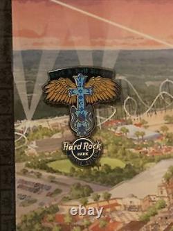 Hard Rock Park Myrtle Beach Framed Grand Opening Pin Set Limited Edition