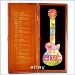 Hard Rock en ligne, ensemble de broches de guitare Puzzle des signes du zodiaque 12 broches 2002.