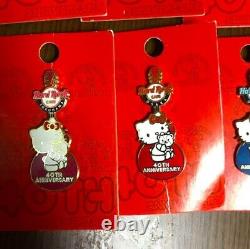 Hello Kitty Hard Rock Collaboration Cafe Band Pin Pin Badge Set De 9